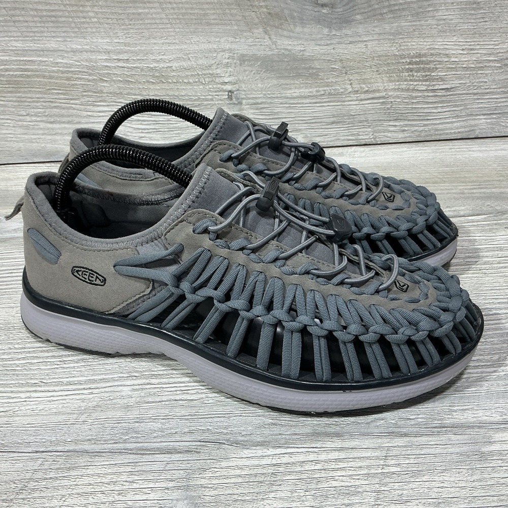 Keen Sandals Mens 8.5 M Uneek Slip On Gray Closed Toe Comfort Low Top 1018719